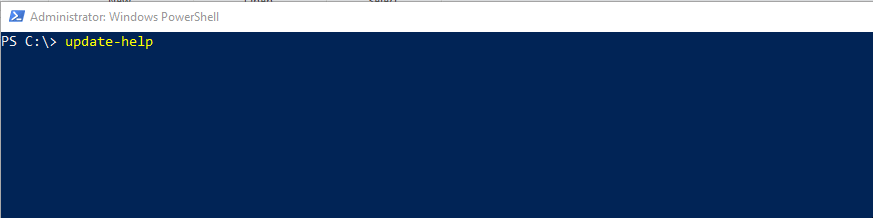 Update-Help