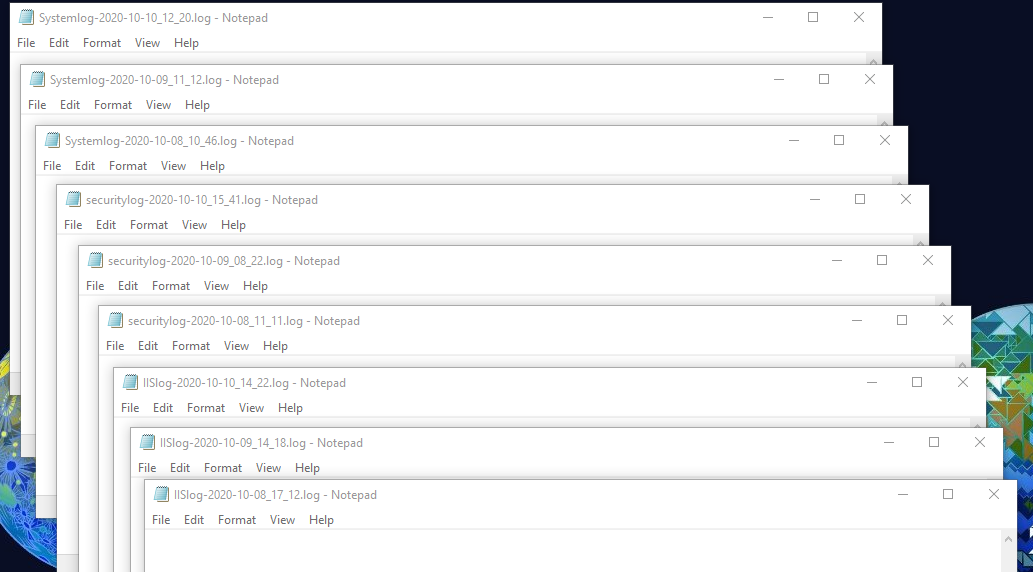 Files that don’t match the exclude pattern
