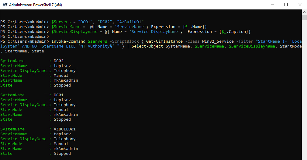 Invoke-Command Results 03